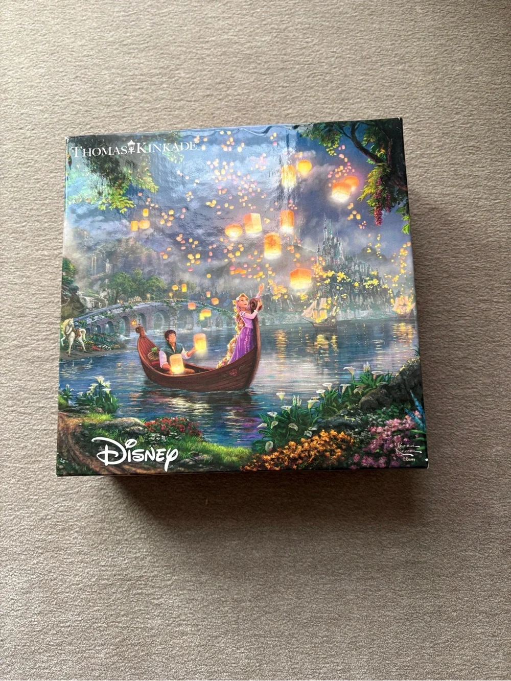Disney Thomas Kinkade 4-Pack 500-Piece Jigsaw Puzzles -Bundle
